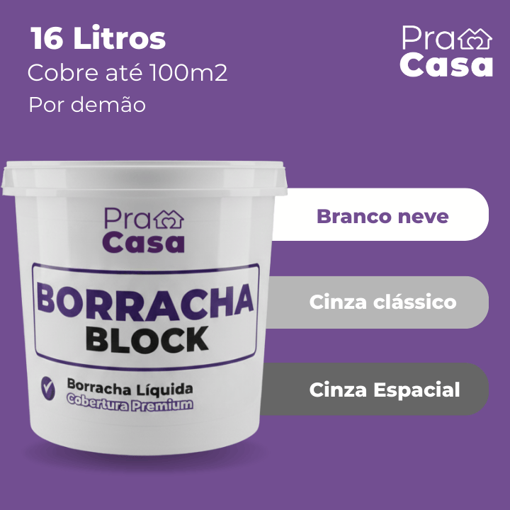 BorrachaBlock®: ( Promoção Relâmpago )