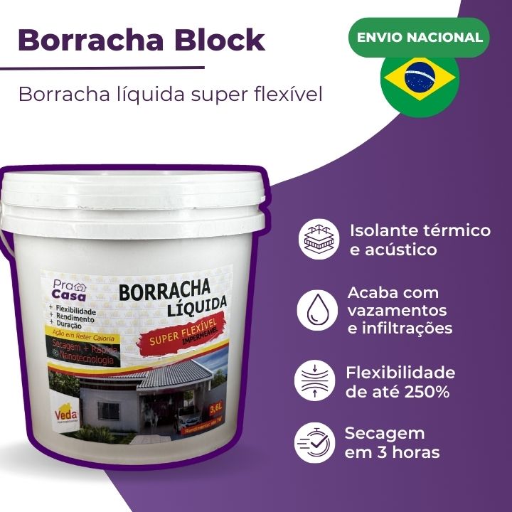 BorrachaBlock®: Borracha Líquida