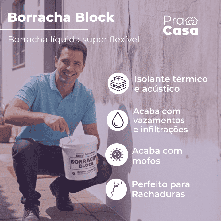 BorrachaBlock®: ( Promoção Relâmpago )