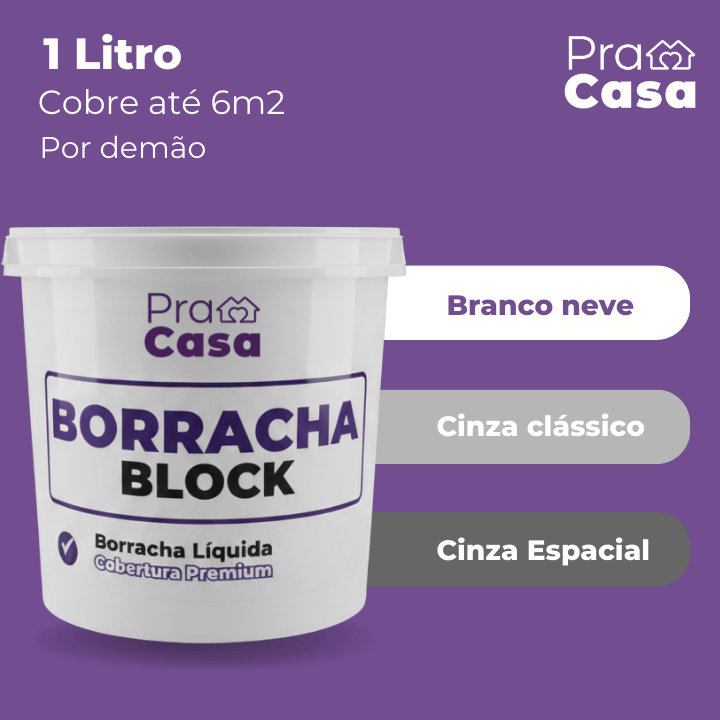 BorrachaBlock®: ( Promoção Relâmpago )