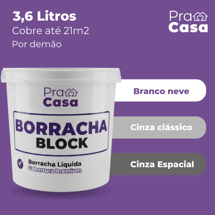 BorrachaBlock®: ( Promoção Relâmpago )