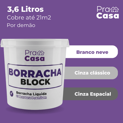 BorrachaBlock®: ( Promoção Relâmpago )