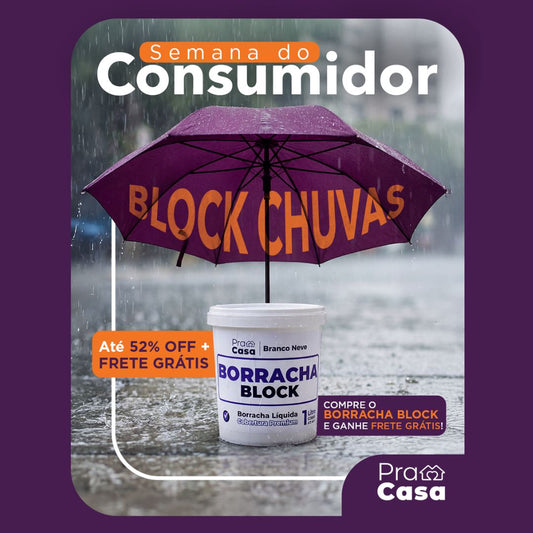 BorrachaBlock®: ( Promoção Relâmpago )